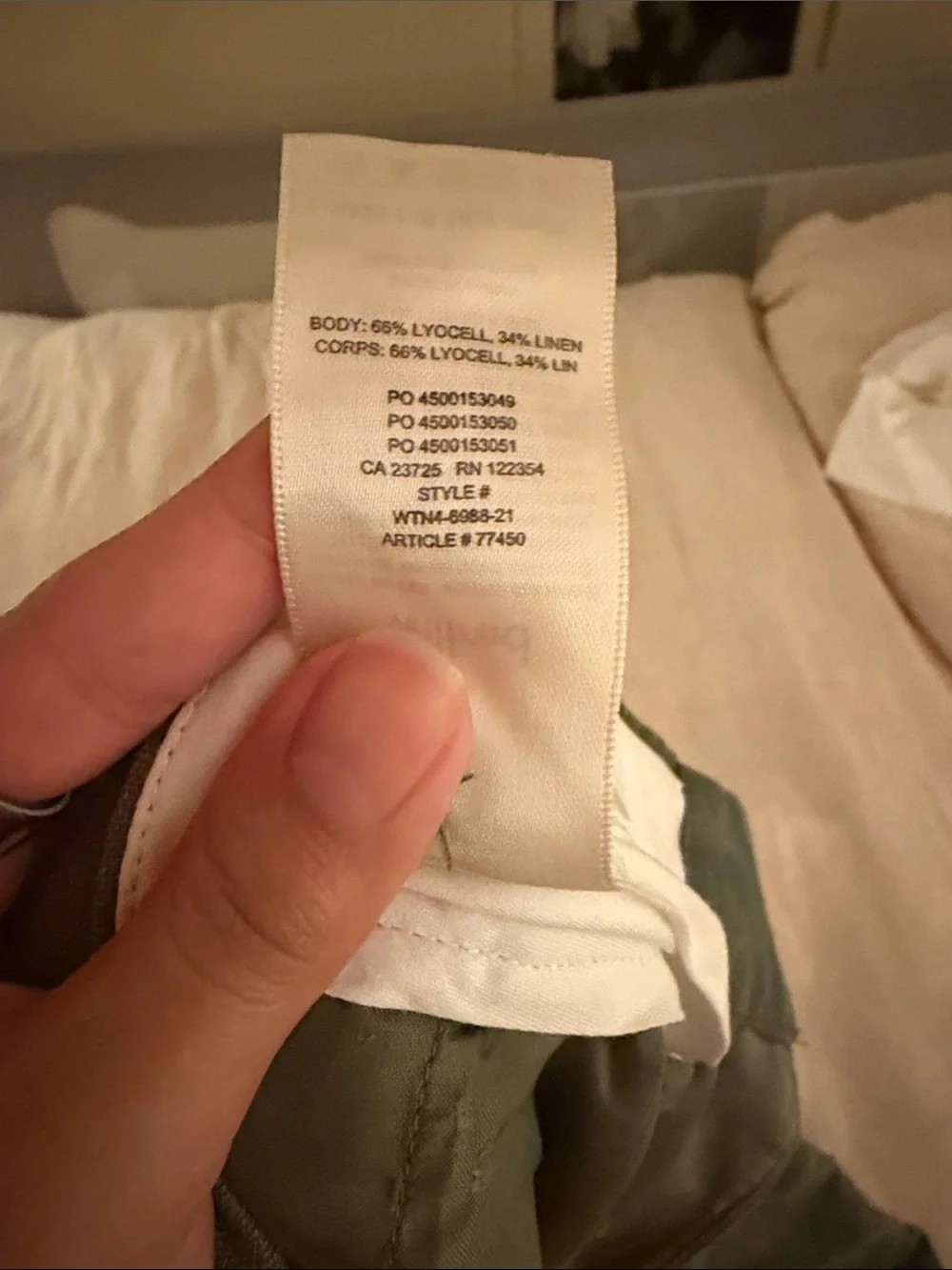 Wilfred Olive Effortless Pant